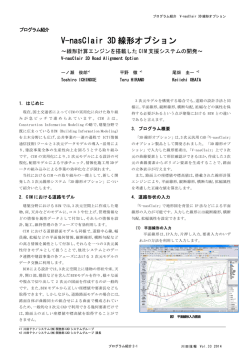 V-nasClair 3D線形オプション