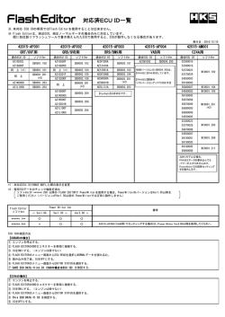 対応済ECU ID一覧