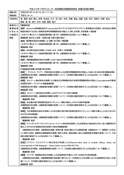 議題2 MSD株式会社の依頼によるMK-3475第Ⅰ相試験