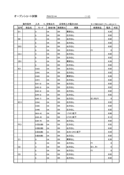 FMEAアブノーマルテスト