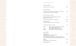 Morning Eye Openers - Trump Hotel Collection