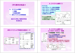 赤外分光法-II (pdf)