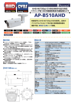 AP-B510AHD AHD-M(720p)/CVBS(960H)