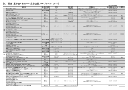 ICT関連 展示会・セミナー・広告企画スケジュール 2015