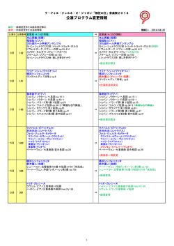 4月25日付プログラム更新情報