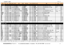 【空室物件一覧表】 - 東京青山クリエイト