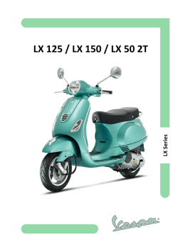 LX 125 / LX 150 / LX 50 2T