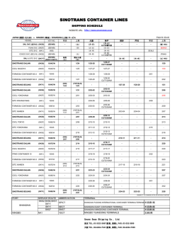 SINOTRANS CONTAINER LINES