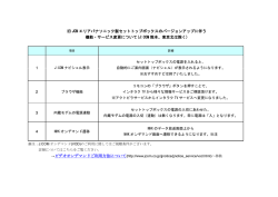 旧 JCN エリアパナソニック製セットトップボックスのバージョン