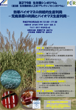熱帯バイオマスの持続的生産利用 －荒廃草原の利用とバイオマス生産;pdf