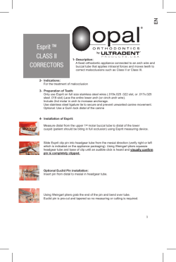 Esprit TM CLASS II CORRECTORS