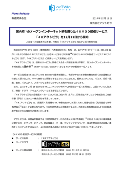 4Kアクトビラ