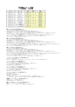介護用ベッド入札仕様書/概要(PDFファイル/サイズ170kb)