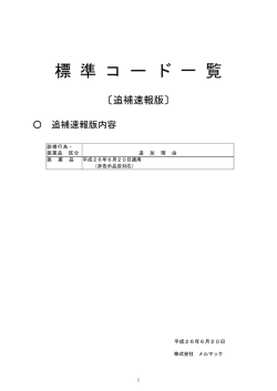2014.06.20 医薬品 【非告示品目対応】