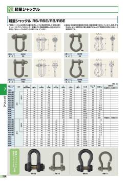軽量シャックル