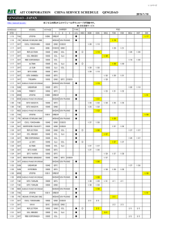 AIT CORPORATION CHINA SERVICE SCHEDULE