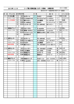 12:15 FUZZY - 新日本スポーツ連盟 神奈川県連盟 神奈川県サッカー