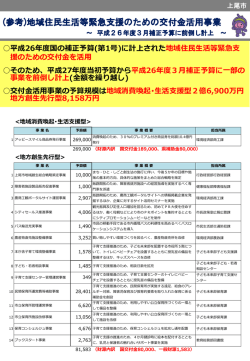 地域住民生活等緊急支援のための交付金活用事業 [PDF