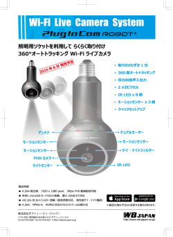 PlugInCam Robot - 株式会社ダブリュービィジャパン