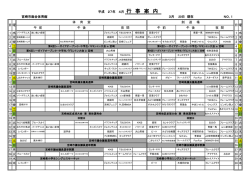 行事案内4月 - 宮崎市体育協会