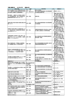 「道路」掲載目次 2015年3月号 通巻888号 表題・副題;pdf