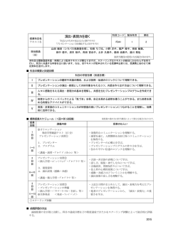 演出・表現力を磨く