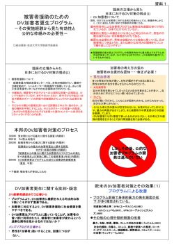 被害者援助のための DV加害者更生プログラム