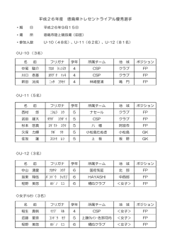 ﾄﾗｲｱﾙ結果