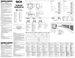 8013319-YBL7 Quickstart OLM100/OLM100 Hi ML
