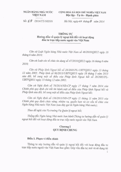 19/2014/TT-NHNN