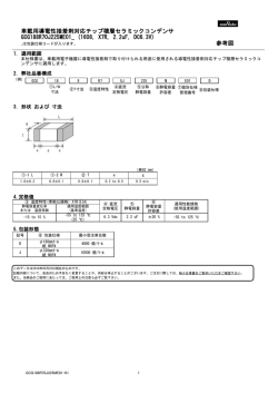 GCG188R70J225ME01_ (1608, X7R, 2.2uF, DC6.3V) 参考図 車載用