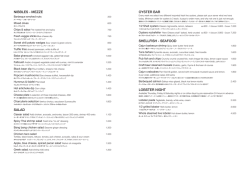 OYSTER BAR SHELLFISH - SEAFOOD LOBSTER NIGHT NIBBLES