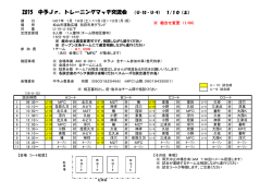 2015 中予Jr．トレーニングマッチ交流会 （U-10・U