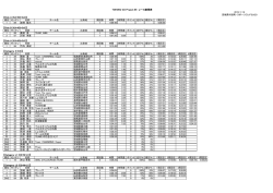 順位 ゼッケン 名前 チーム名 出身地 周回数 時間 時間差 ポイント 走行