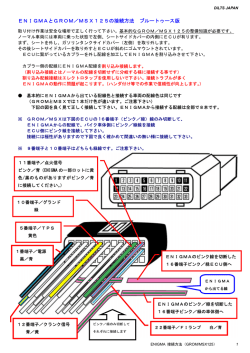 ENIGMAとGROM／MSX125の接続方法 - DILTS