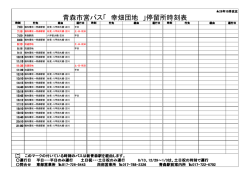 青森市営バス「 幸畑団地 」停留所時刻表