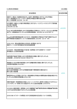 臨床研究一覧（実施歴）