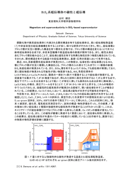 BiS2 系超伝導体の磁性と超伝導