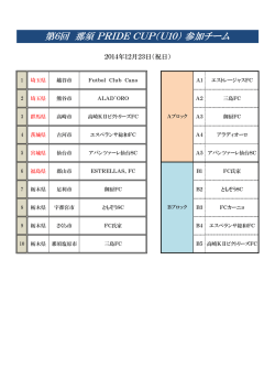 12/23 那須PRIDE CUP U-10