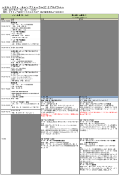 〜セキュリティ・キャンプフォーラム2015プログラム〜