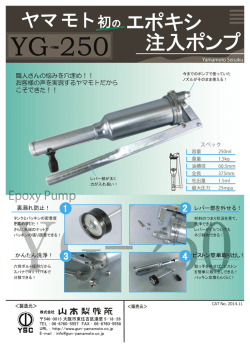 エポキシ 注入ポンプ