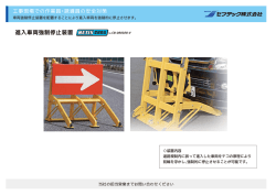 進入車両強制停止装置