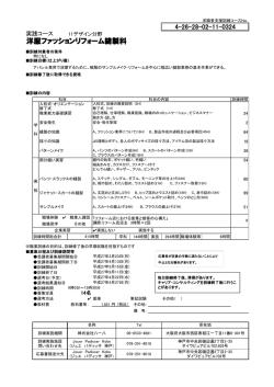 洋服ファッションリフォーム縫製科