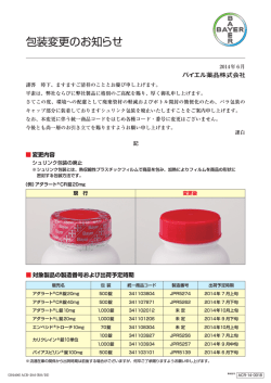 アダラートCR錠20mg/40mg