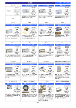 乳製品 バター・マーガリン