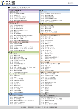 CMBOKコンピテンシー