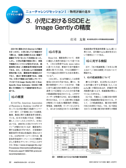 3．小児におけるSSDEと Image Gentlyの精度