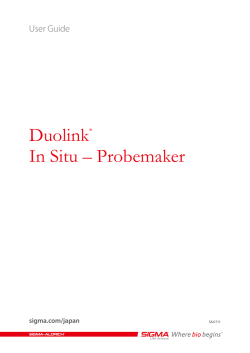 Duolink&reg; In Situ &ndash; Probemaker - Sigma