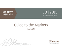 Guide to the Markets – Japan