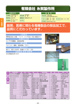 有限会社 糸賀製作所(2.84MBytes)
